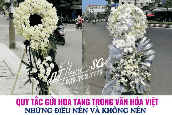 Quy tắc gửi hoa tang trong văn hóa Việt – Điều nên và không nên